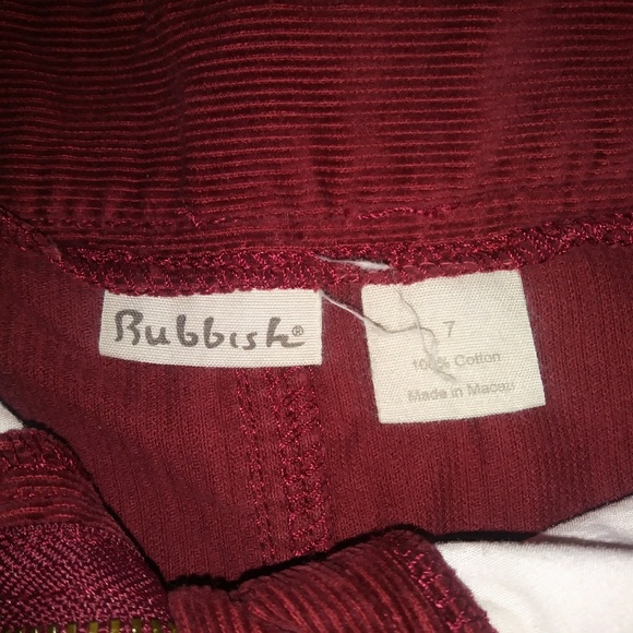 Burgundy cordoroy skirt - Picture 8 of 8